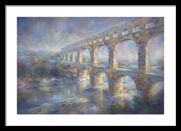 Aqueduct Under Stars