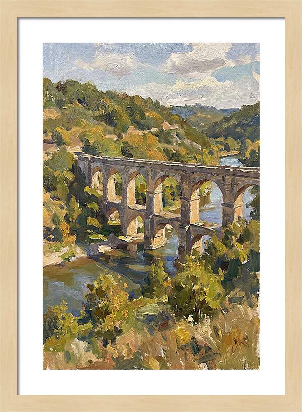Aqueduct Under Sunny Skies