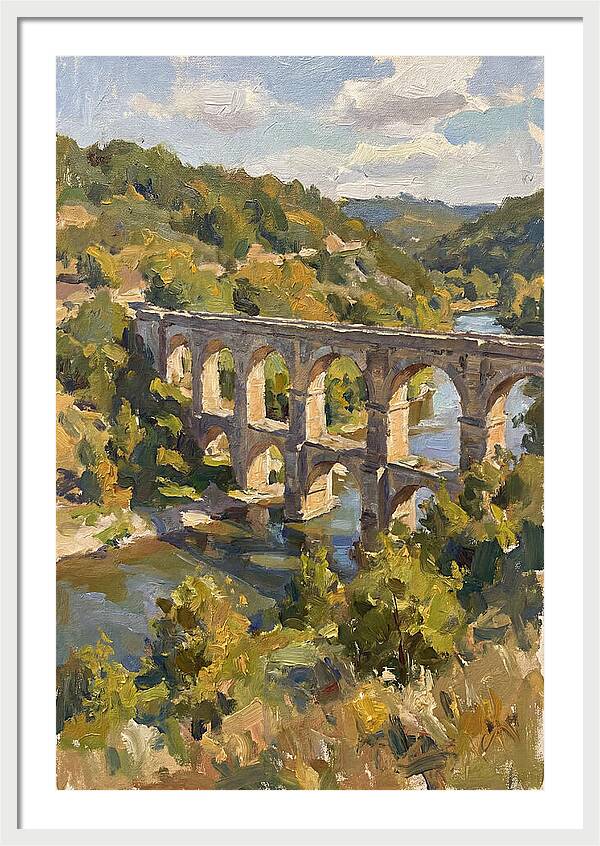 Aqueduct Under Sunny Skies