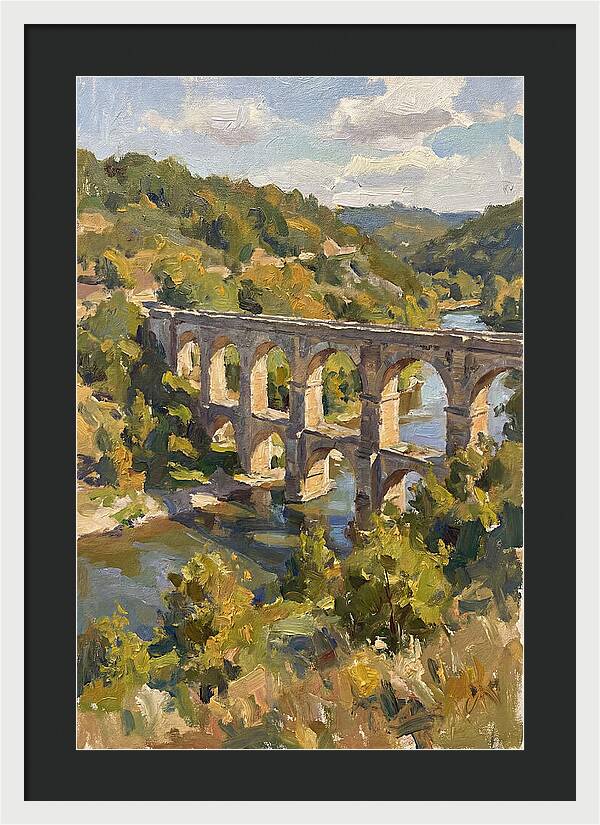 Aqueduct Under Sunny Skies