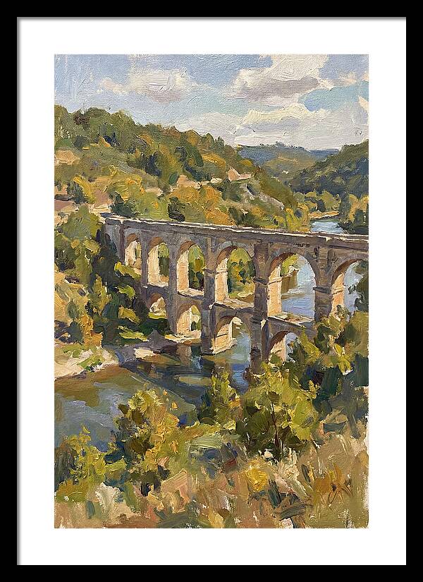 Aqueduct Under Sunny Skies