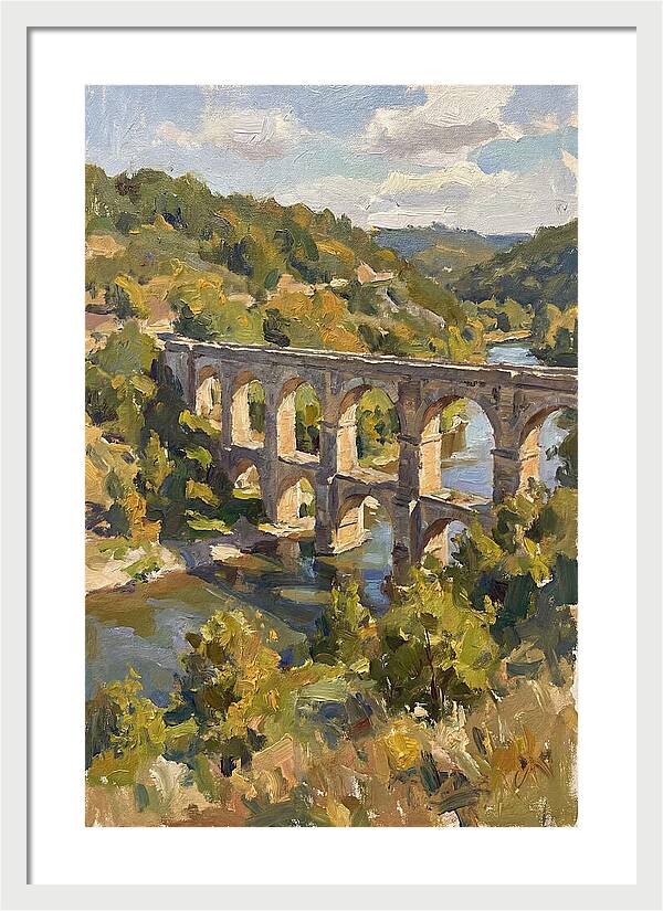 Aqueduct Under Sunny Skies