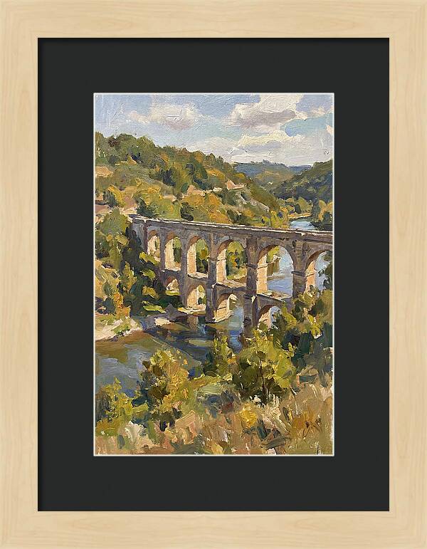 Aqueduct Under Sunny Skies