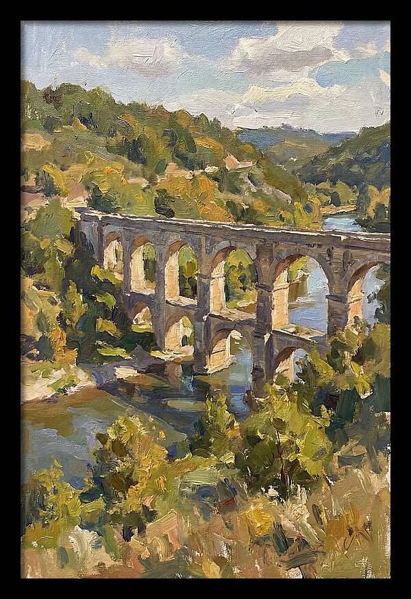 Aqueduct Under Sunny Skies