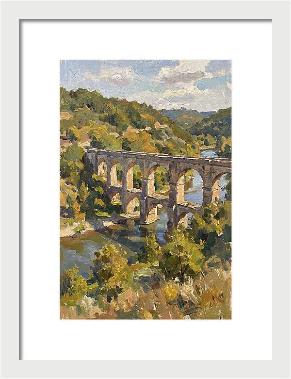 Aqueduct Under Sunny Skies