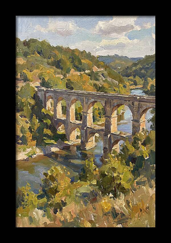 Aqueduct Under Sunny Skies