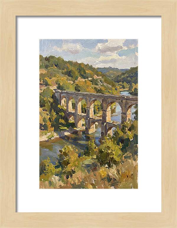 Aqueduct Under Sunny Skies