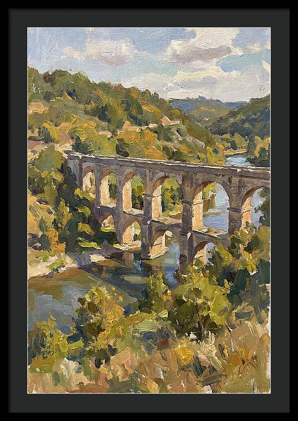 Aqueduct Under Sunny Skies
