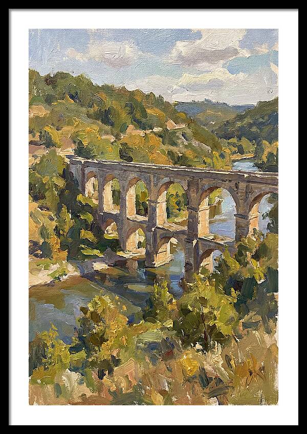 Aqueduct Under Sunny Skies