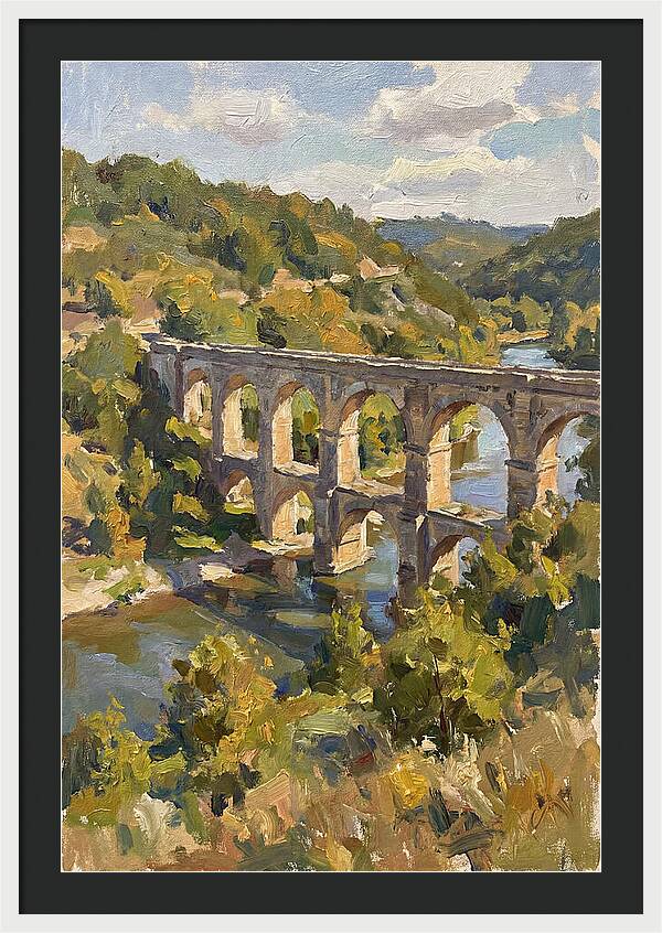 Aqueduct Under Sunny Skies