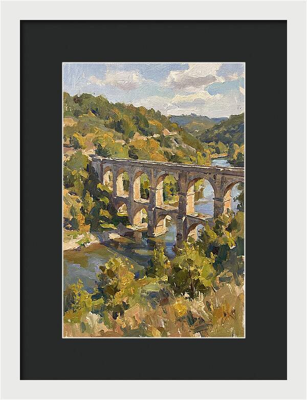 Aqueduct Under Sunny Skies