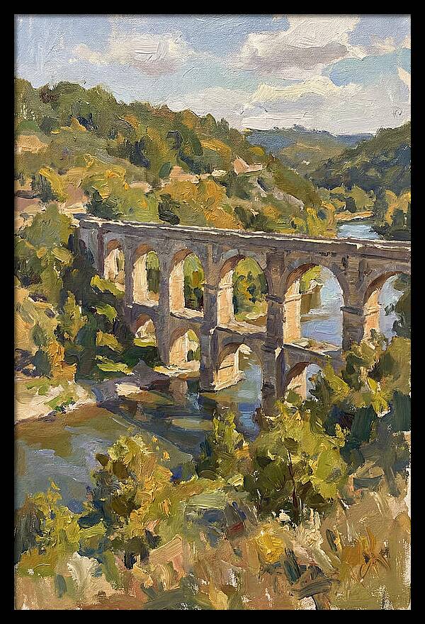 Aqueduct Under Sunny Skies