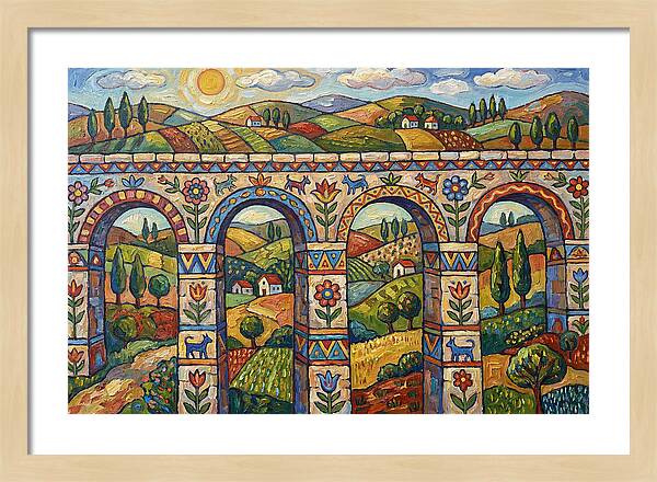 Aqueducts Under A Sunny Sky