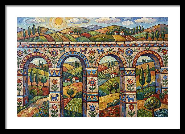 Aqueducts Under A Sunny Sky