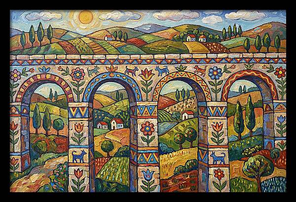 Aqueducts Under A Sunny Sky