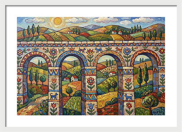 Aqueducts Under A Sunny Sky