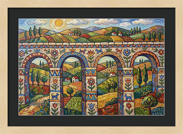 Aqueducts Under A Sunny Sky