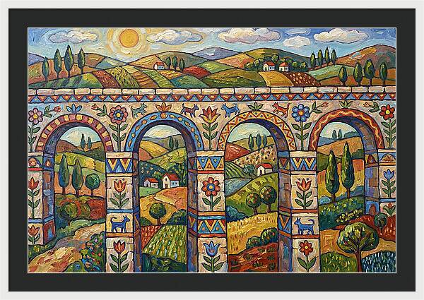 Aqueducts Under A Sunny Sky