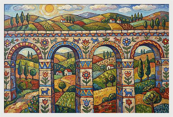 Aqueducts Under A Sunny Sky