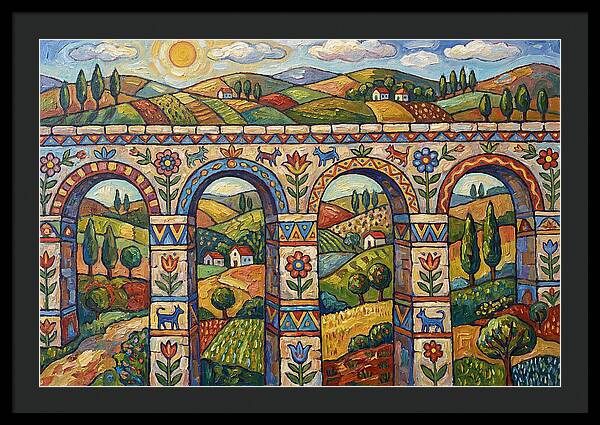 Aqueducts Under A Sunny Sky
