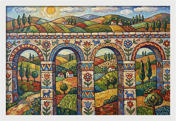 Aqueducts Under A Sunny Sky
