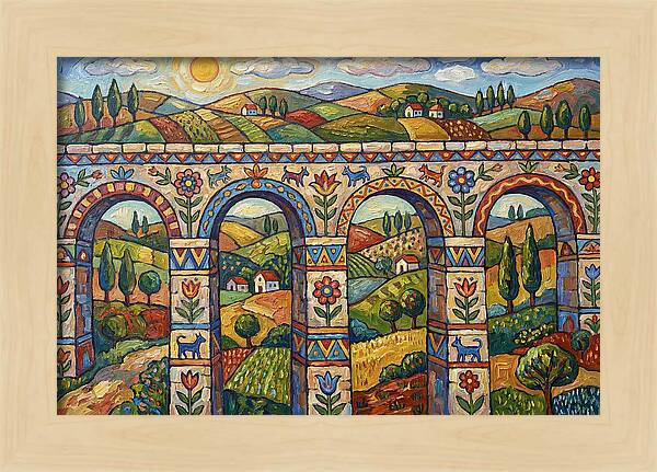 Aqueducts Under A Sunny Sky