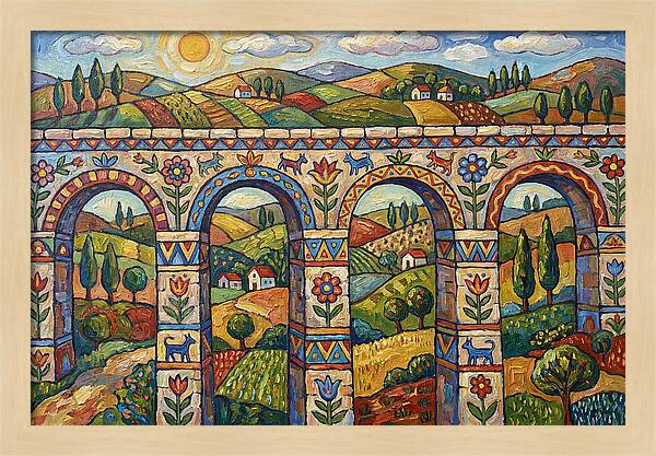 Aqueducts Under A Sunny Sky