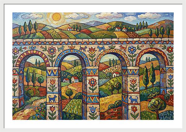 Aqueducts Under A Sunny Sky