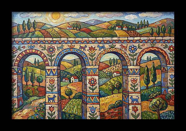Aqueducts Under A Sunny Sky