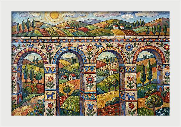 Aqueducts Under A Sunny Sky
