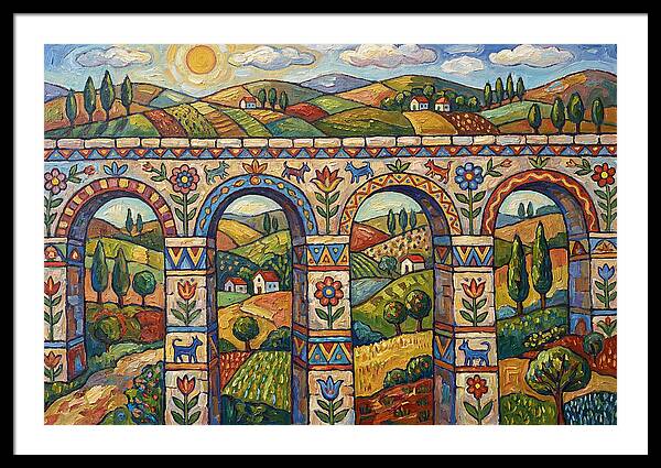 Aqueducts Under A Sunny Sky