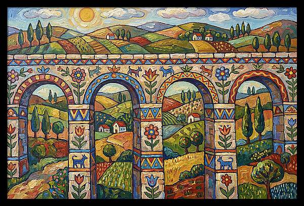 Aqueducts Under A Sunny Sky