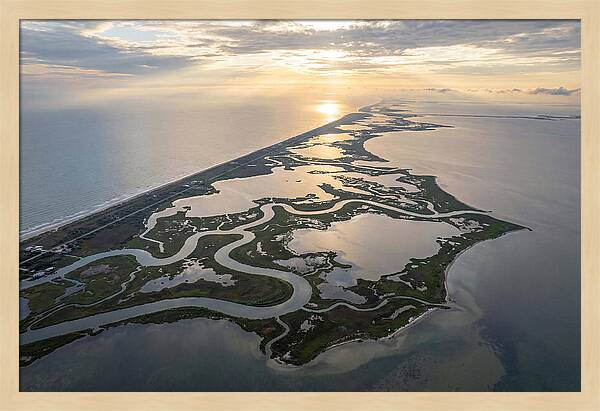 Aransas And Texas Gulf Coast From Above