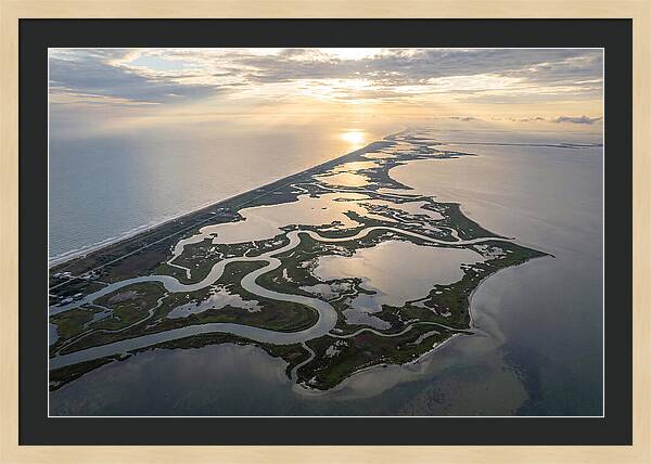 Aransas And Texas Gulf Coast From Above