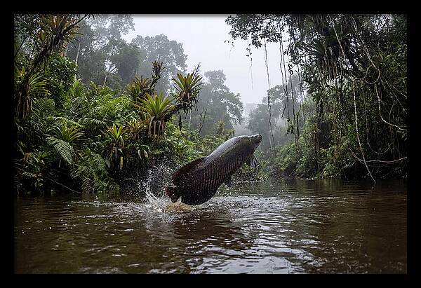 Arapaima Leaping