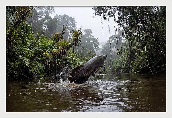 Arapaima Leaping