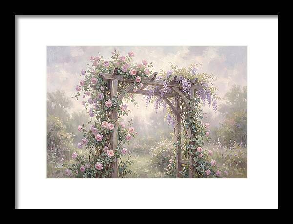 Arbor Covered In Climbing Vines
