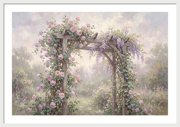 Arbor Covered In Climbing Vines