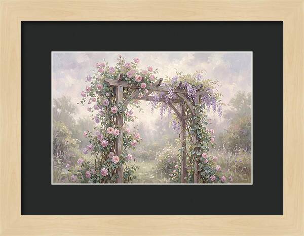 Arbor Covered In Climbing Vines