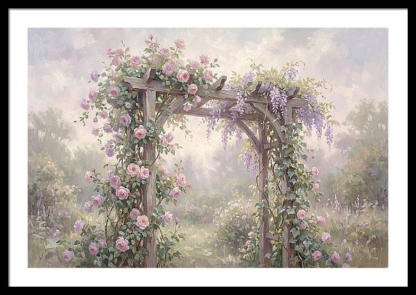 Arbor Covered In Climbing Vines