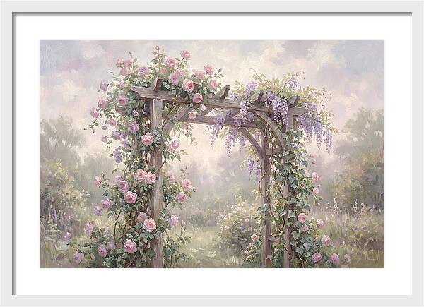 Arbor Covered In Climbing Vines