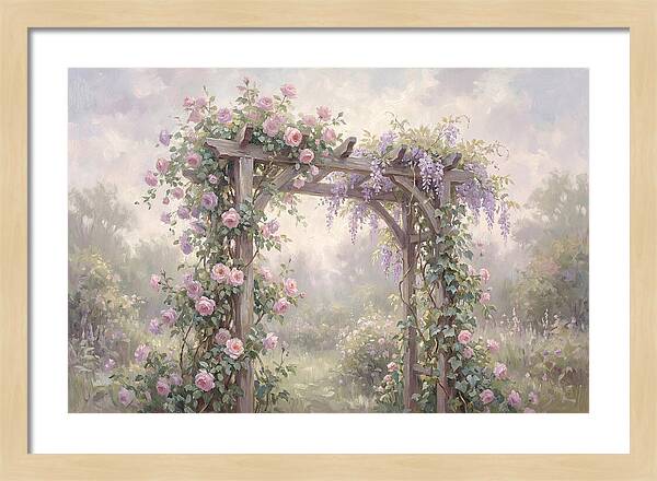 Arbor Covered In Climbing Vines