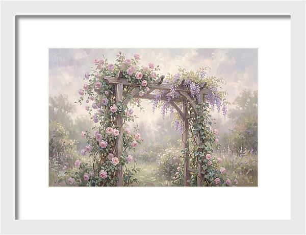 Arbor Covered In Climbing Vines
