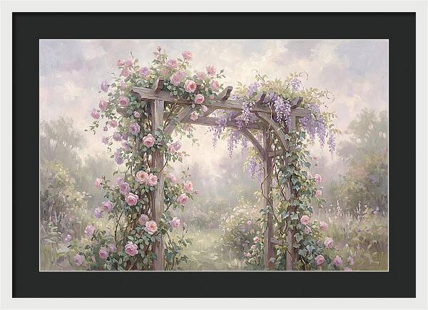 Arbor Covered In Climbing Vines