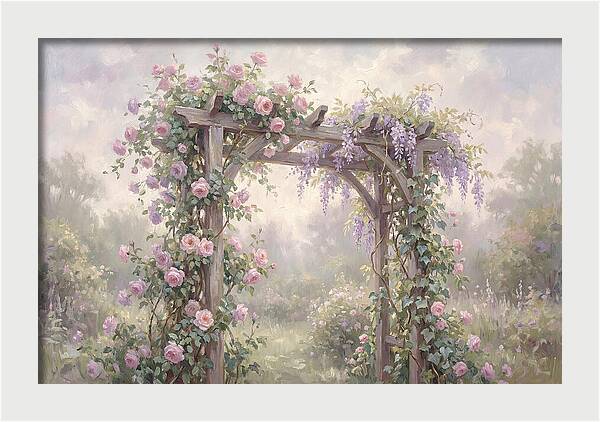 Arbor Covered In Climbing Vines