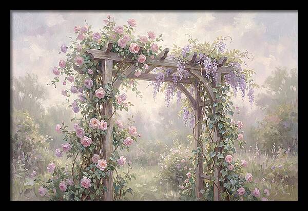 Arbor Covered In Climbing Vines