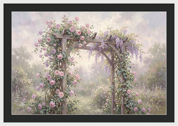Arbor Covered In Climbing Vines