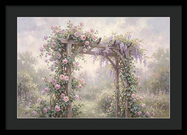 Arbor Covered In Climbing Vines
