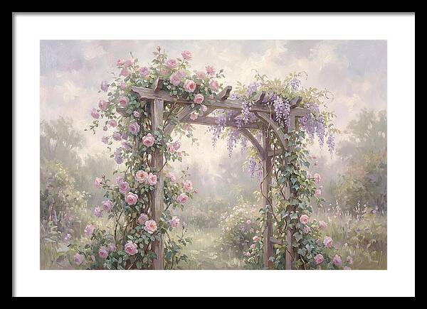 Arbor Covered In Climbing Vines