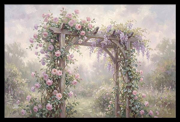 Arbor Covered In Climbing Vines